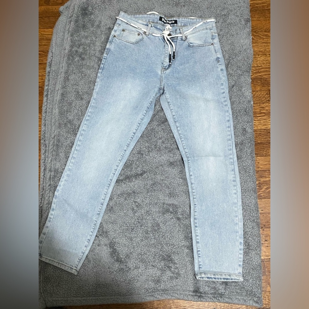 Palm Angels Light Blue Jeans